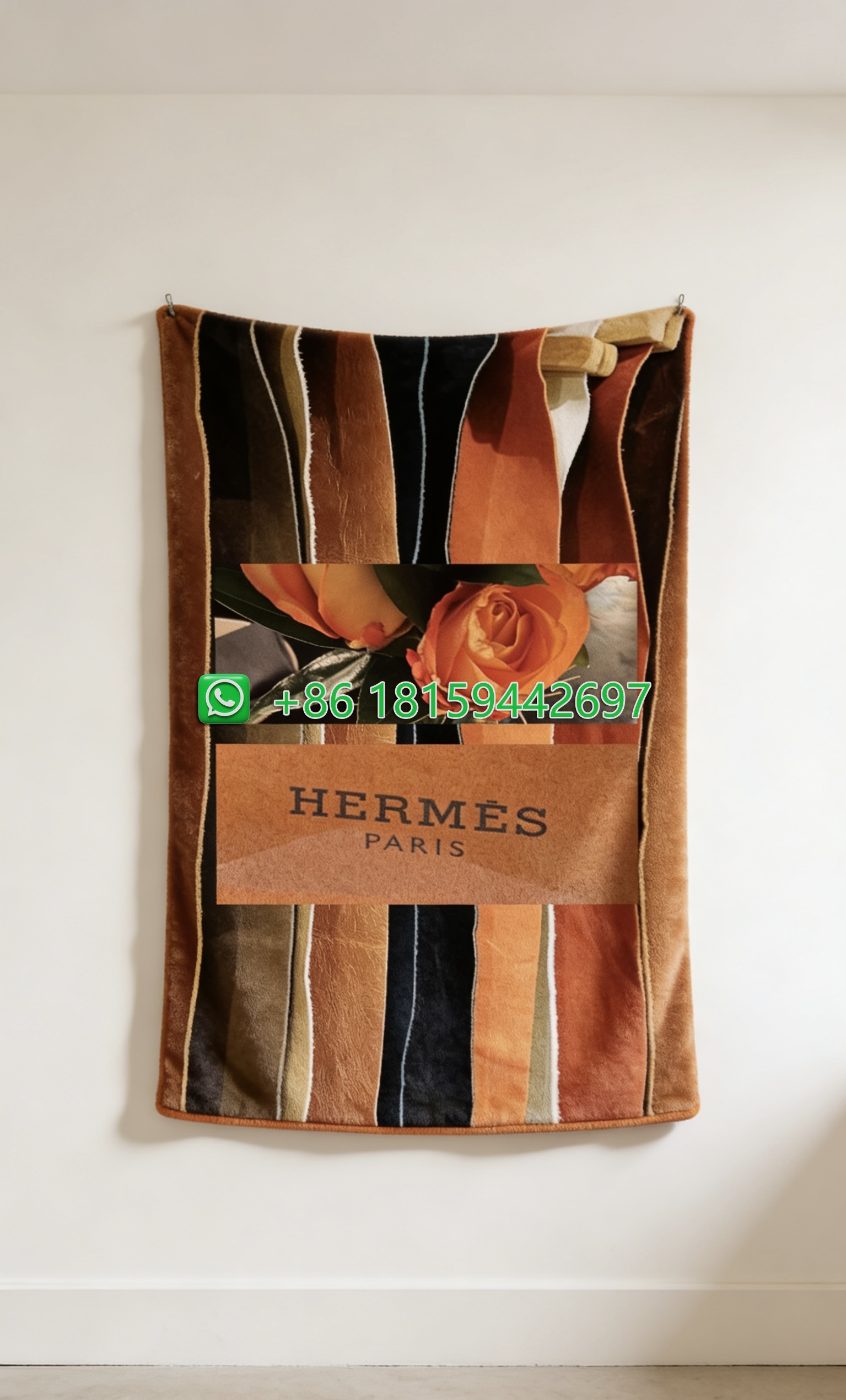 Hermes Throw Blankets